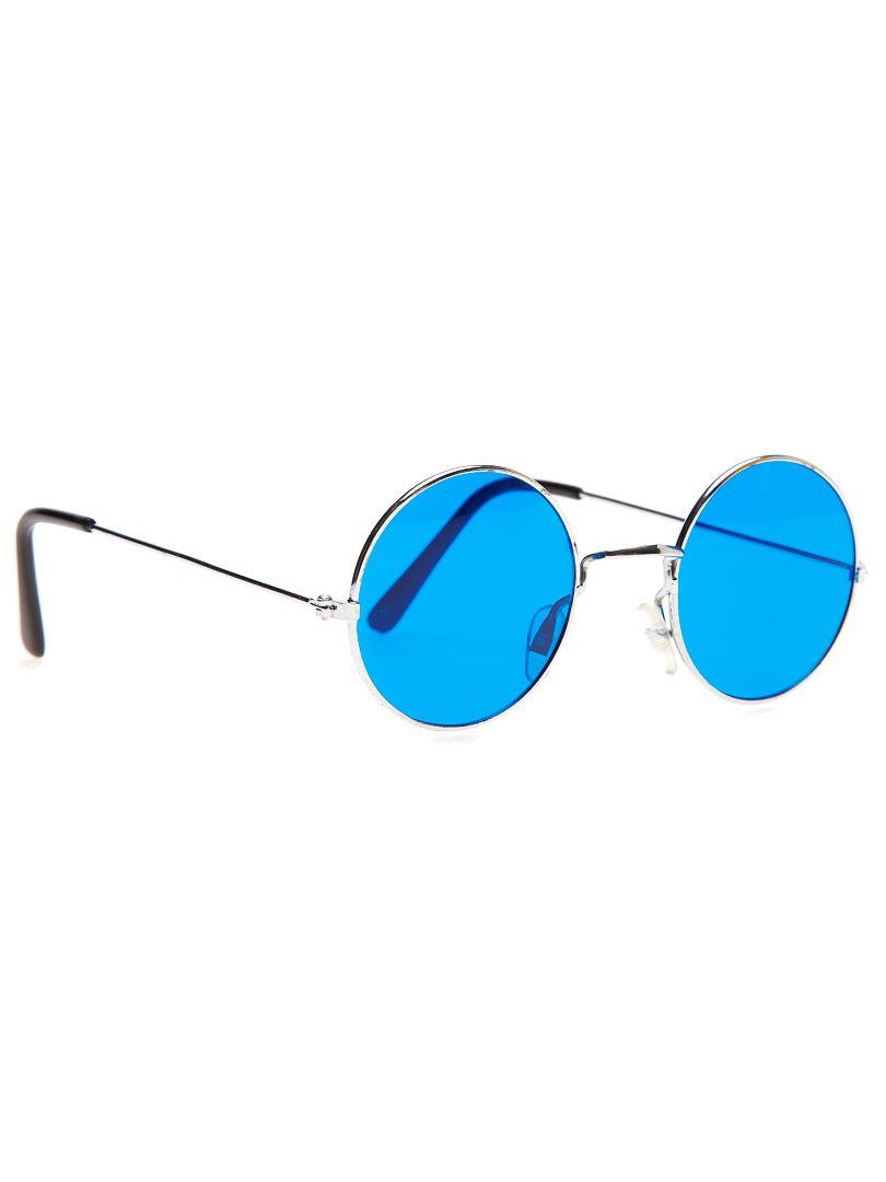 Óculos redondos de fato de hippie Azul - Kiabi