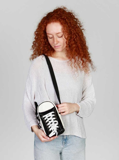 Oh My Pop Black Bolsa Sneakers, Preta - Kiabi Oh My Pop Black Bolsa Sneakers, Preta - Kiabi