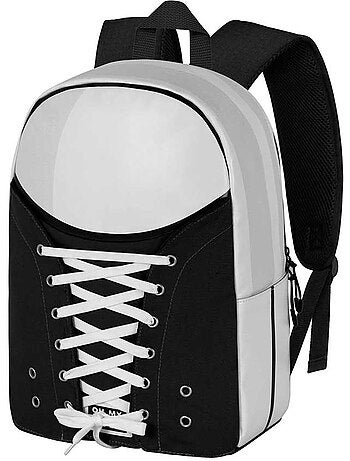 Oh My Pop Black Mochila Sneakers, Preta