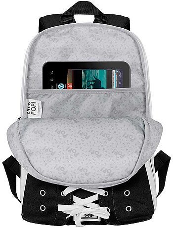 Oh My Pop Black Mochila Sneakers, Preta