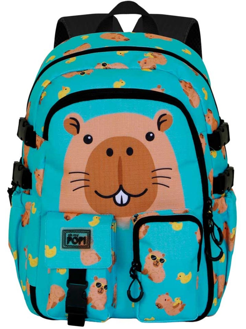 Oh My Pop Capy Mochila Haru, Verde Verde - Kiabi