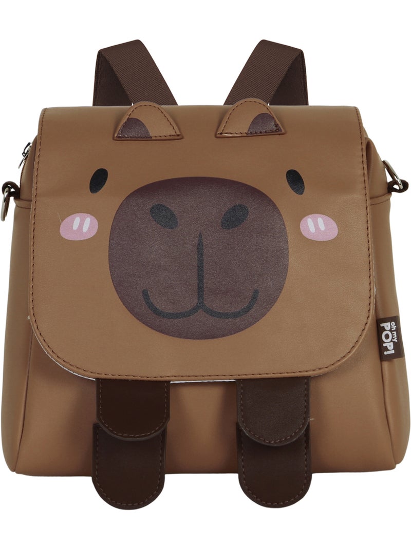 Oh My Pop Capybara Mala-Mochila Kawaii, Multicolorido Multicolorido - Kiabi