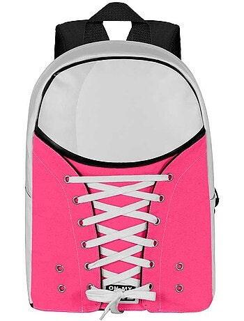 Oh My Pop Fuchsia Mochila Sneakers, Fúcsia