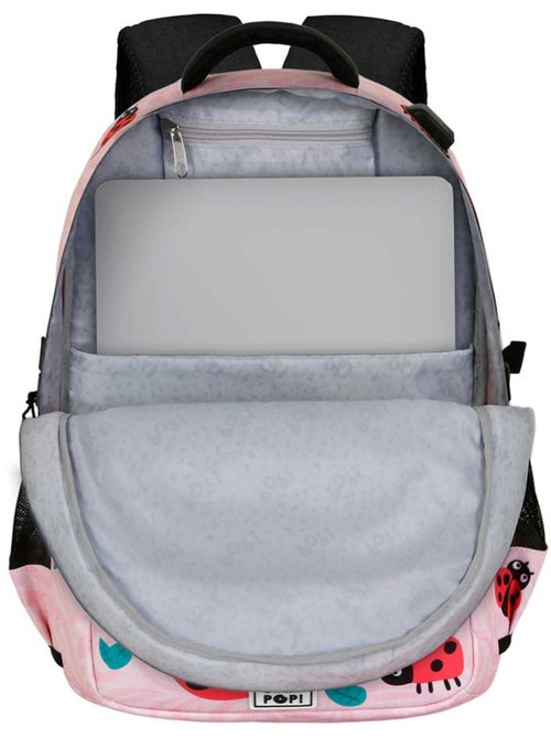 Oh My Pop Ladybug Mochila Running PLUS, Rosa - Kiabi