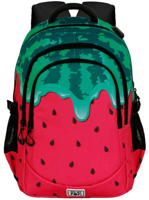 Oh My Pop Melty Melon Mochila Running PLUS, Verde - Kiabi