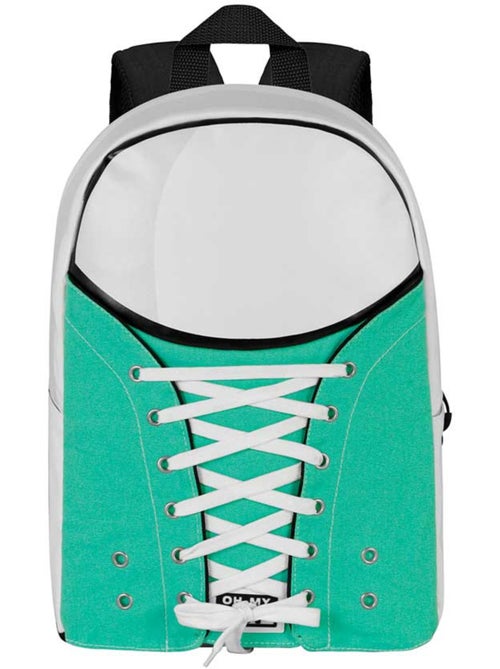 Oh My Pop Mint Mochila Sneakers, Turquesa - Kiabi Oh My Pop Mint Mochila Sneakers, Turquesa - Kiabi