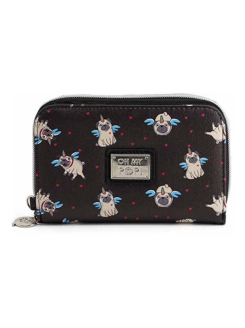 Oh My Pop Pug Carteira, Preta - Kiabi
