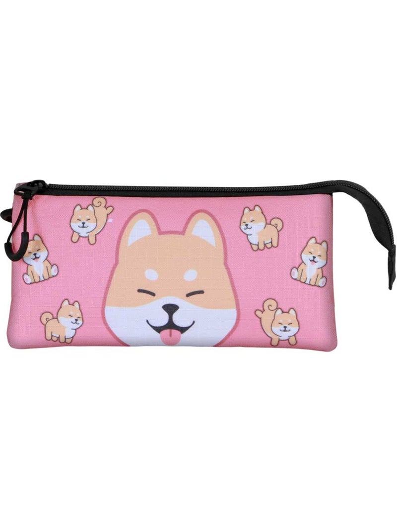 Oh My Pop Shiba Estojo Triplo, Multicolorido Multicolorido - Kiabi