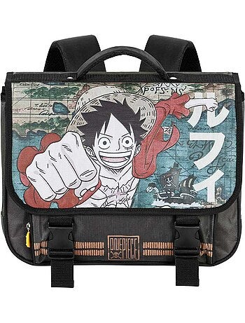One Piece Map Mochila Cartable 2.0, Marrom
