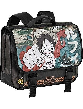 One Piece Map Mochila Cartable 2.0, Marrom