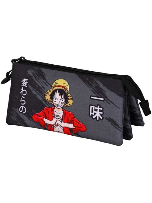 One Piece Unique Estojo Triplo, Preta - Kiabi One Piece Unique Estojo Triplo, Preta - Kiabi