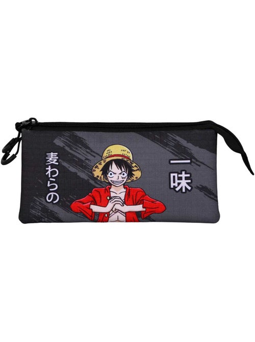One Piece Unique Estojo Triplo, Preta - Kiabi One Piece Unique Estojo Triplo, Preta - Kiabi