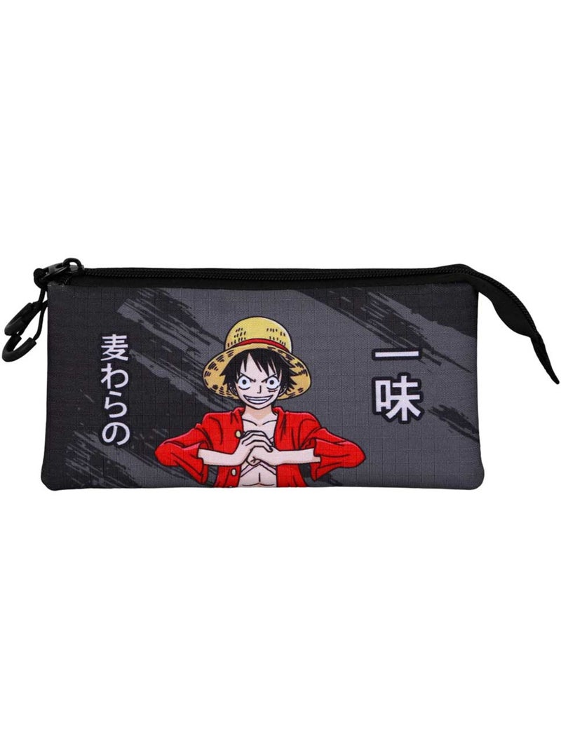 One Piece Unique Estojo Triplo, Preta Preto - Kiabi