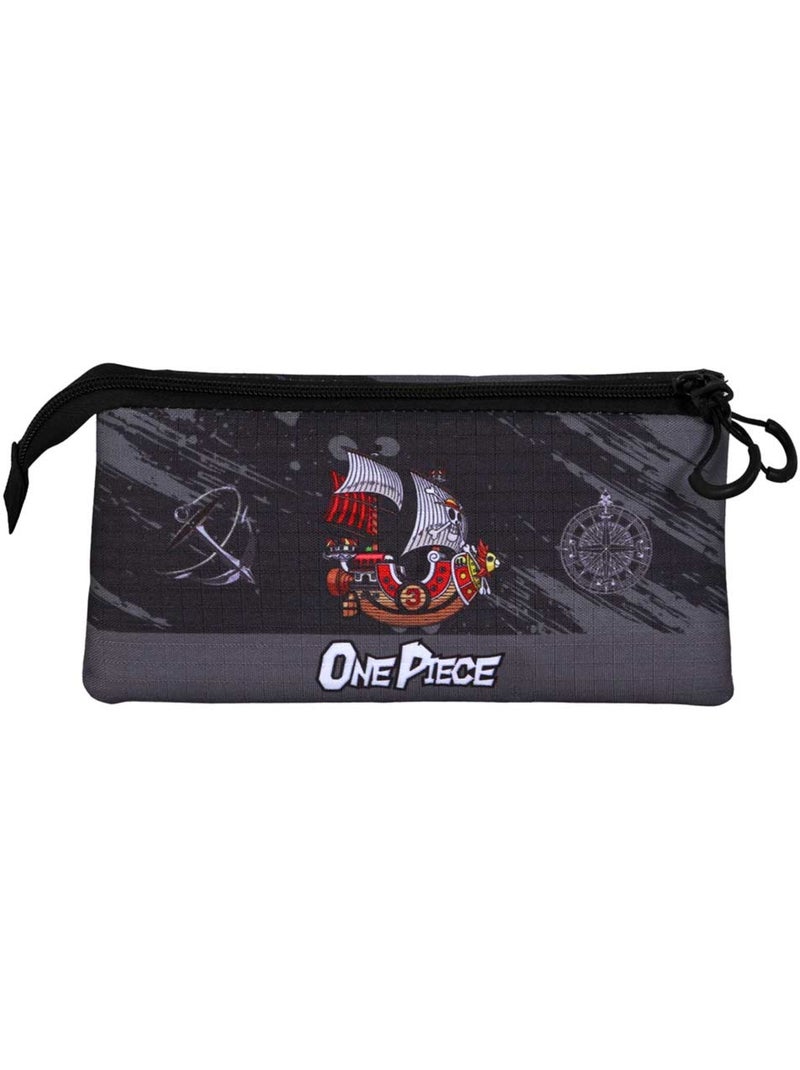 One Piece Unique Estojo Triplo, Preta Preto - Kiabi