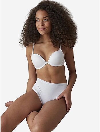 Optik fresh basic cover algodão cintura alta cueca penti