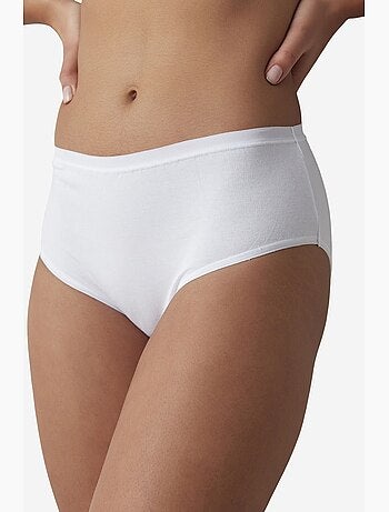 Optik fresh basic cover algodão cintura alta cueca penti