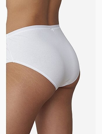 Optik fresh basic cover algodão cintura alta cueca penti