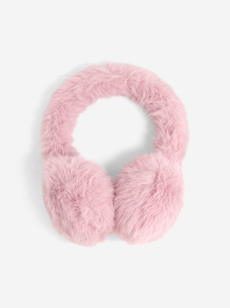 Orelheiras de pelo sintético Rosa - Kiabi