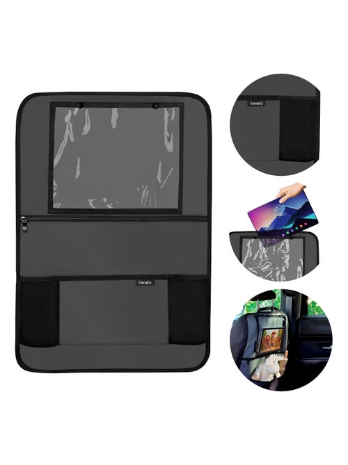 Organizador de banco 2em1 LIONELO - Bolso transparente - 5 bolsos de tamanhos diferentes - Kiabi