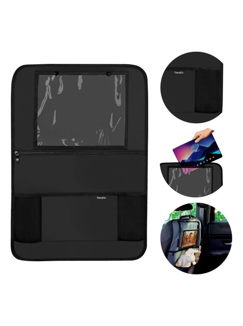 Organizador de banco 2em1 LIONELO - Bolso transparente - 5 bolsos de tamanhos diferentes - Kiabi