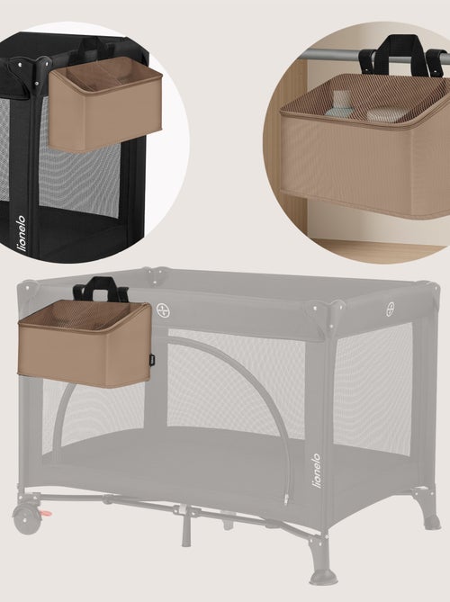 Organizador Suspenso para Berço LIONELO Sidepocket - Impermeável - 3 Compartimentos - Com Fecho - Kiabi