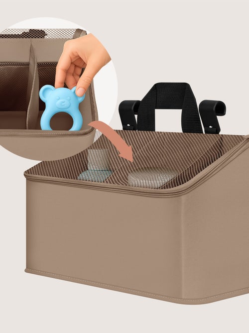Organizador Suspenso para Berço LIONELO Sidepocket - Impermeável - 3 Compartimentos - Com Fecho - Kiabi