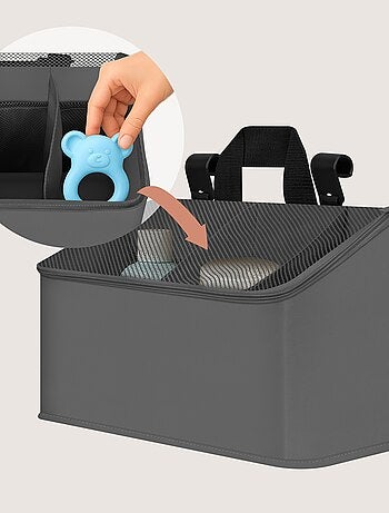 Organizador Suspenso para Berço LIONELO Sidepocket - Impermeável - 3 Compartimentos - Com Fecho