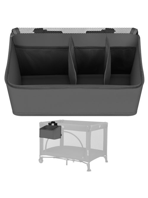 Organizador Suspenso para Berço LIONELO Sidepocket - Impermeável - 3 Compartimentos - Com Fecho - Kiabi