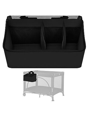 Organizador Suspenso para Berço LIONELO Sidepocket - Impermeável - 3 Compartimentos - Com Fecho