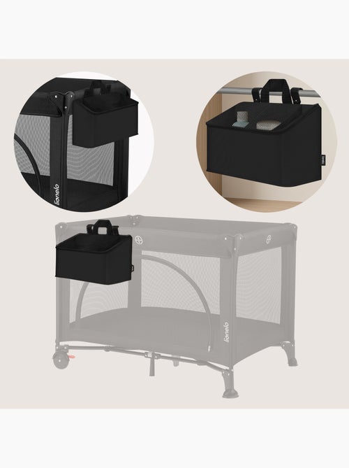 Organizador Suspenso para Berço LIONELO Sidepocket - Impermeável - 3 Compartimentos - Com Fecho - Kiabi