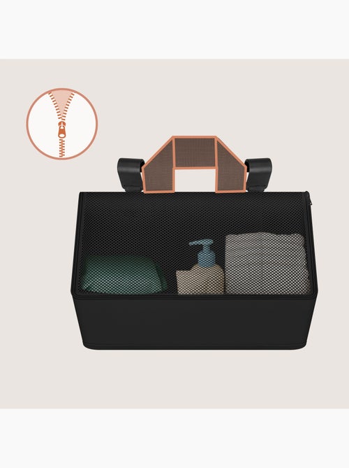 Organizador Suspenso para Berço LIONELO Sidepocket - Impermeável - 3 Compartimentos - Com Fecho - Kiabi