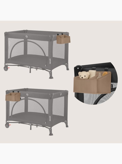 Organizador Suspenso para Berço LIONELO Sidepocket - Para Fraldas - Cesto Porta-Objetos - Kiabi