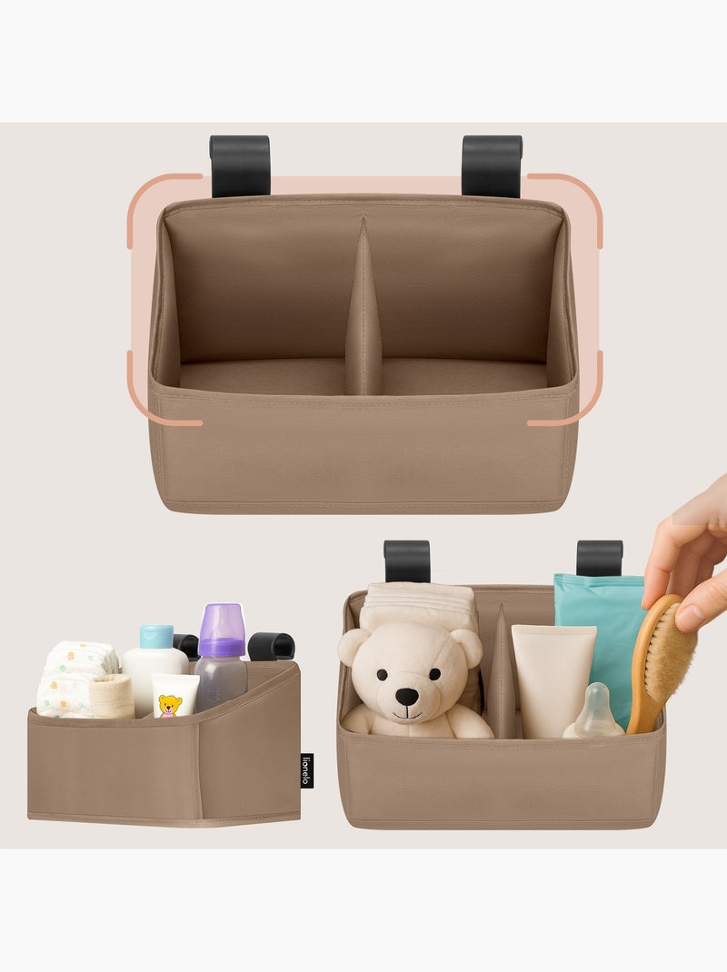 Organizador Suspenso para Berço LIONELO Sidepocket - Para Fraldas - Cesto Porta-Objetos Bege - Kiabi