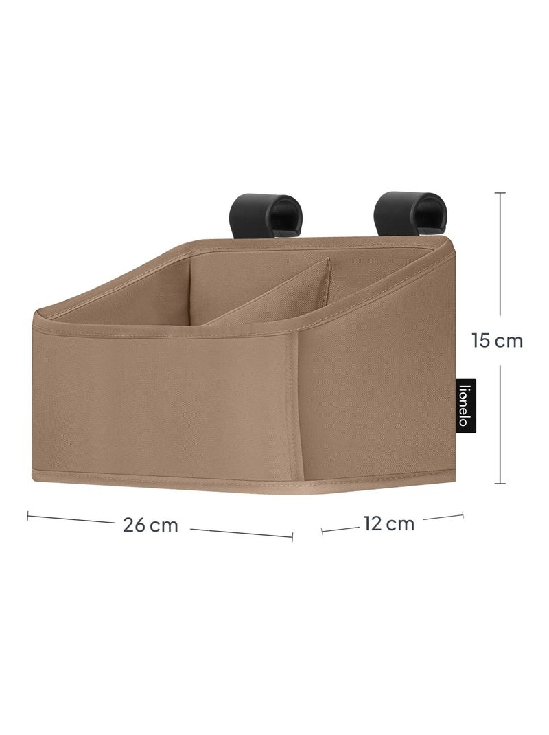 Organizador Suspenso para Berço LIONELO Sidepocket - Para Fraldas - Cesto Porta-Objetos Bege - Kiabi