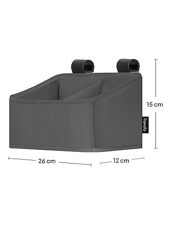Organizador Suspenso para Berço LIONELO Sidepocket - Para Fraldas - Cesto Porta-Objetos