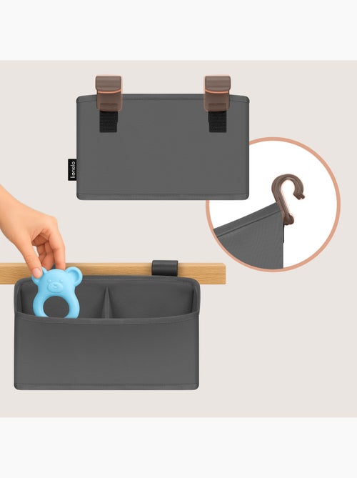 Organizador Suspenso para Berço LIONELO Sidepocket - Para Fraldas - Cesto Porta-Objetos - Kiabi