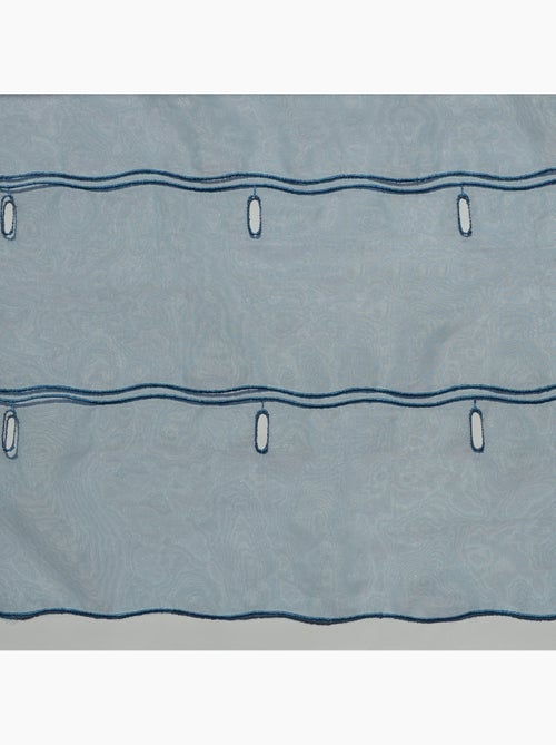 Organza lisa ajustável com casas de botão bordadas - Kiabi