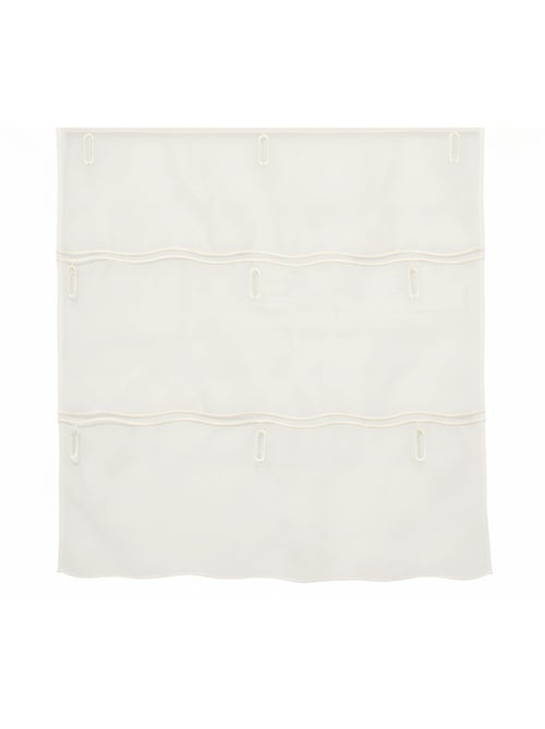 Organza lisa ajustável com casas de botão bordadas - Kiabi