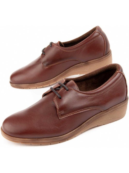 Oxford Com Cunha Couro Natural Purapiel - Kiabi Oxford Com Cunha Couro Natural Purapiel - Kiabi