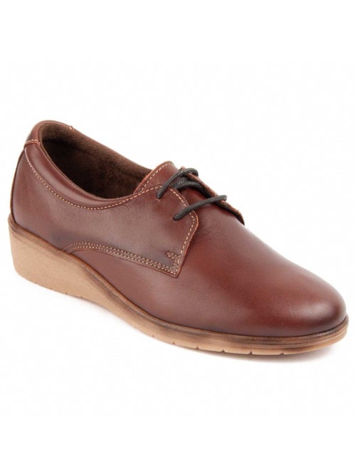 Oxford Com Cunha Couro Natural Purapiel - Kiabi Oxford Com Cunha Couro Natural Purapiel - Kiabi