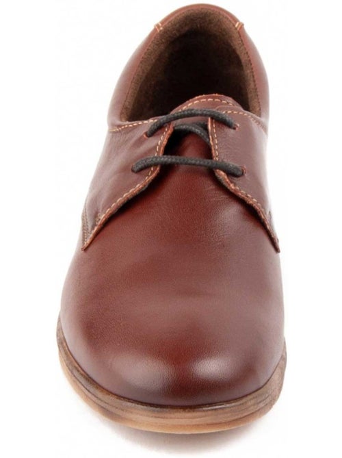 Oxford Com Cunha Couro Natural Purapiel - Kiabi Oxford Com Cunha Couro Natural Purapiel - Kiabi