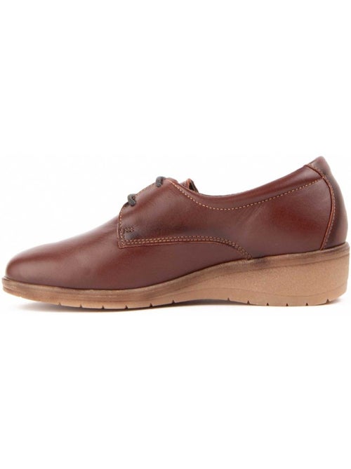 Oxford Com Cunha Couro Natural Purapiel - Kiabi Oxford Com Cunha Couro Natural Purapiel - Kiabi