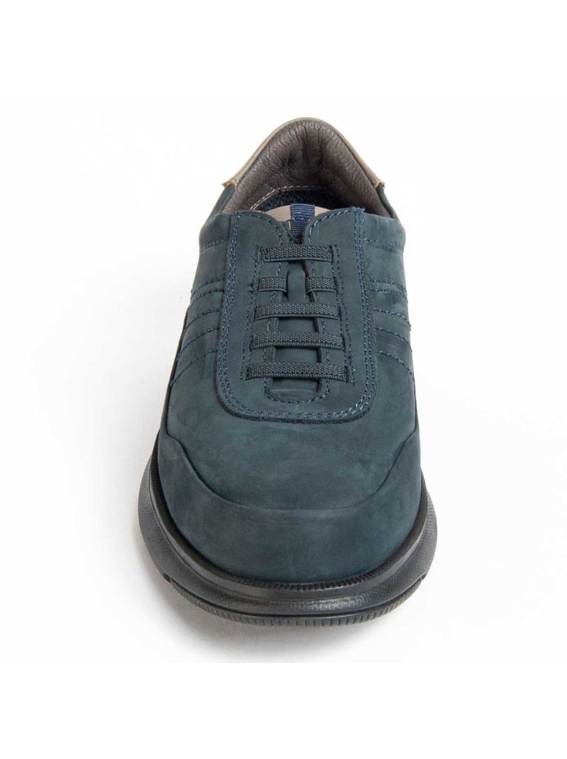 Oxford Couro Natural Purapiel Azul - Kiabi