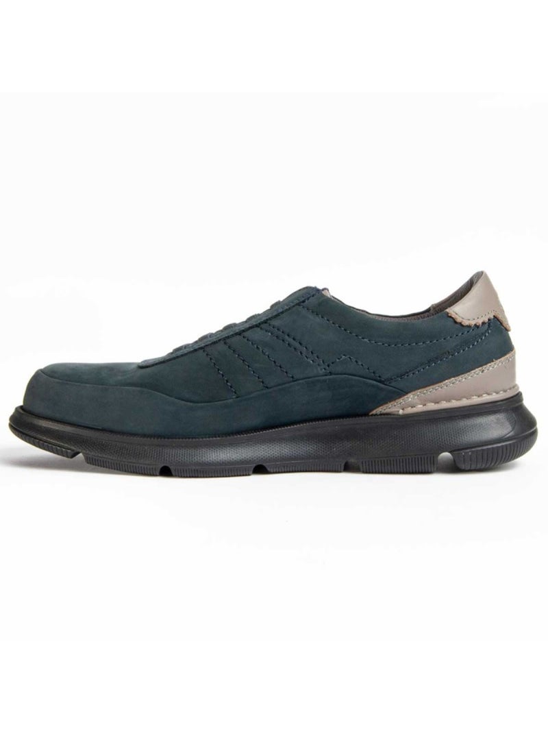 Oxford Couro Natural Purapiel Azul - Kiabi