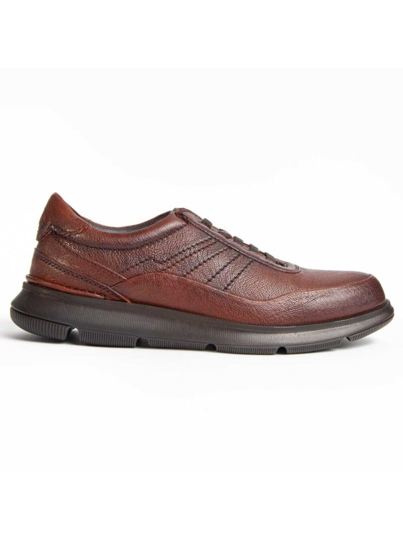 Oxford Couro Natural Purapiel Castanho - Kiabi