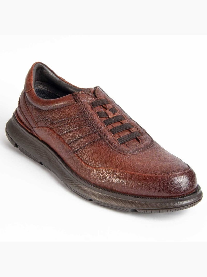 Oxford Couro Natural Purapiel Castanho - Kiabi