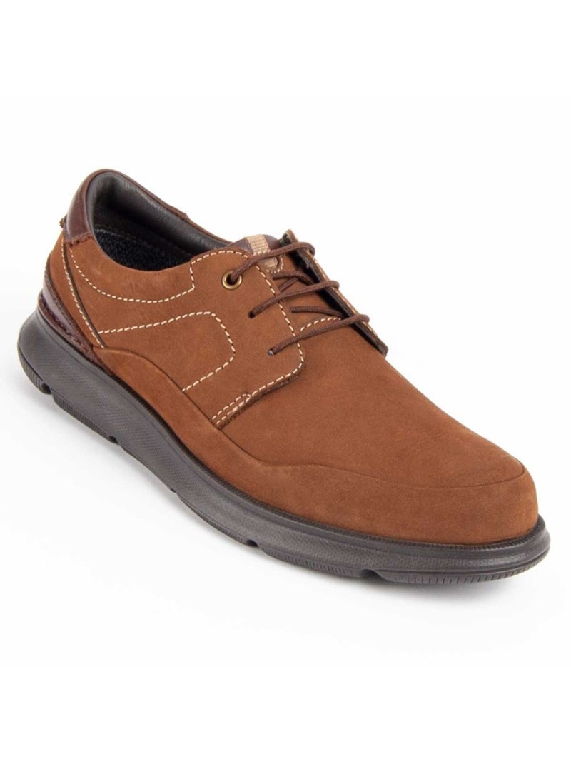 Oxford Couro Natural Purapiel Castanho - Kiabi