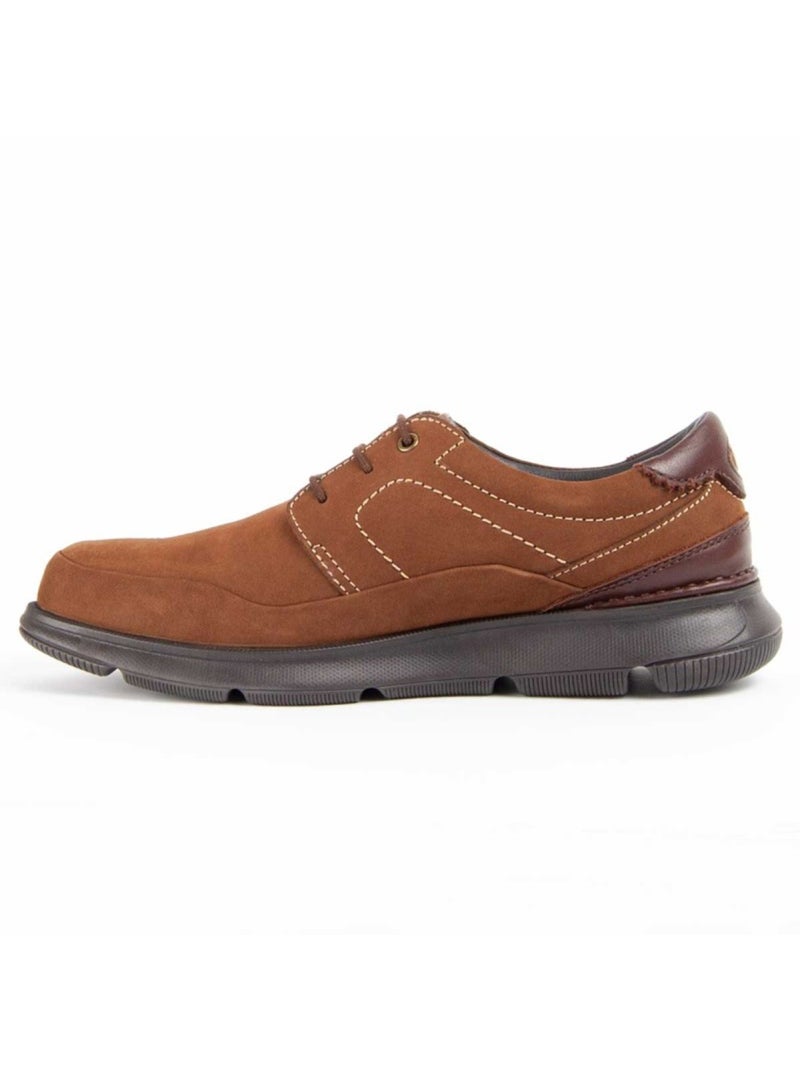 Oxford Couro Natural Purapiel Castanho - Kiabi