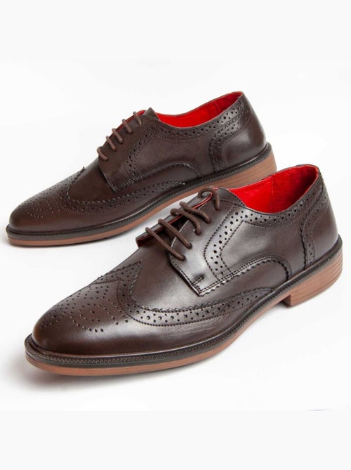Oxford Couro Natural Purapiel - Kiabi Oxford Couro Natural Purapiel - Kiabi