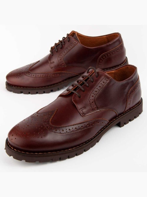 Oxford Couro Natural Purapiel - Kiabi Oxford Couro Natural Purapiel - Kiabi